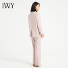 IWY/时尚粉色西装套装女气质韩版休闲职业装上镜主持人正装美容师工装C13520+P33520 商品缩略图4
