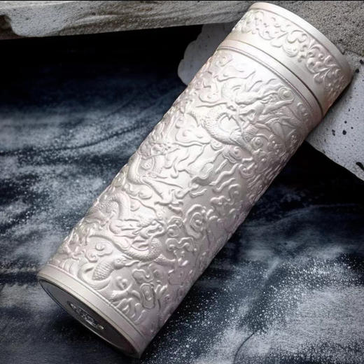 积分-浮雕银保温杯礼盒套装 商品图3