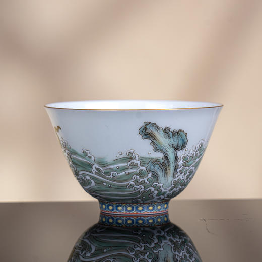 五彩描金独占鳌头主人杯 商品图3