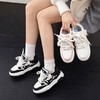 ZHR运动鞋女2023冬季新款潮流百搭休闲拼接脏辫鞋带厚底面包鞋 商品缩略图12