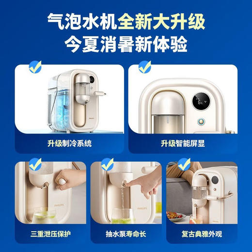 【家居】飞利浦  PHILIPS 气泡水机 ADD4855 商品图3