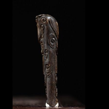 BG1218-4    文莱沉水如意挂件手把件  9.54克 商品图0