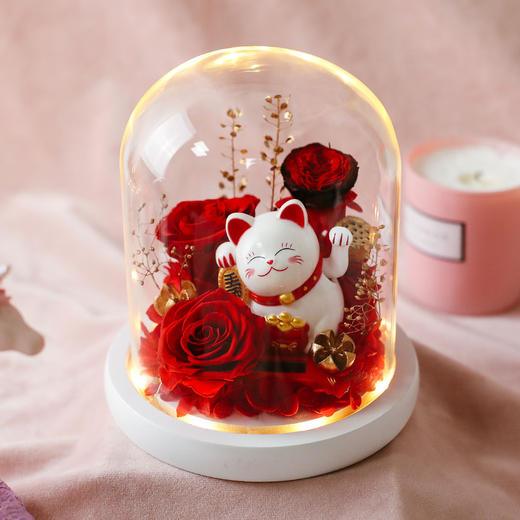 永生花招财猫小号 商品图2