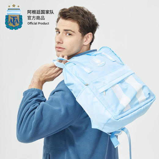 阿根廷国家队官方商品丨休闲时尚蓝白双肩包梅西球迷礼物 商品图3