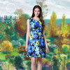 4月底2.5=【伯妮斯茵】161S172--蓝色连衣裙--绿葡萄园--《生命之美-梵高的花园》 商品缩略图1