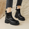 时尚个性，头层羊皮保暖羊羔毛厚底马丁短靴HB-Z726 商品缩略图10