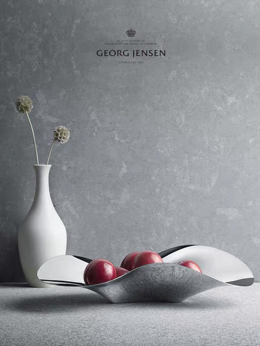 Georg Jensen乔治杰生水果盘极简风客厅茶几装饰摆件生日乔迁礼物 商品图1