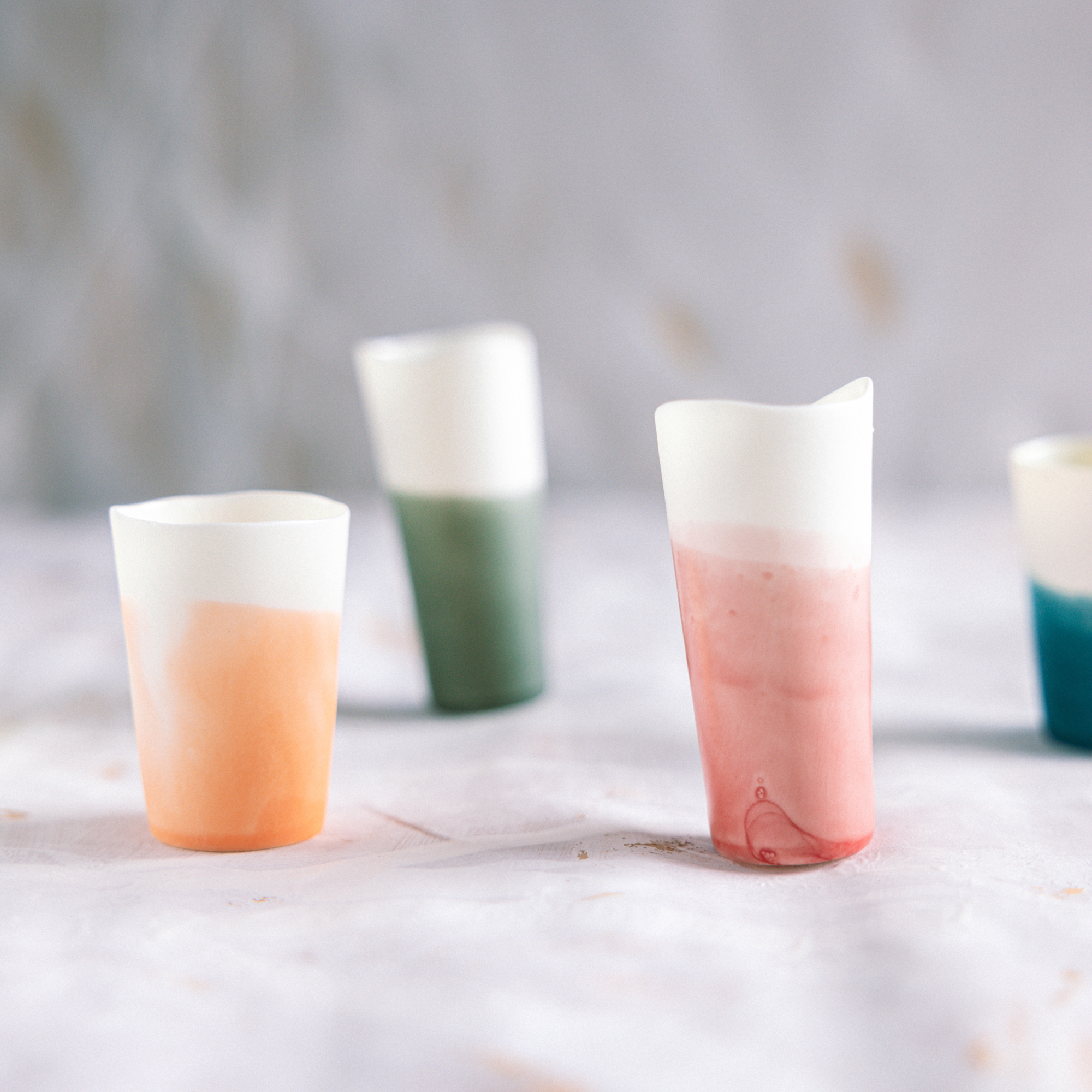 「法国 Atelier Murmur」耳语工作室 彩云 字母系列 杯 瓷器