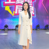 IWY/不规则设计白色播音主持人正装女洋气名媛西装连衣裙上镜装Q862-W 商品缩略图0