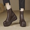 厚底英伦风，加绒百搭马丁靴短靴MQE-G82-7 商品缩略图0