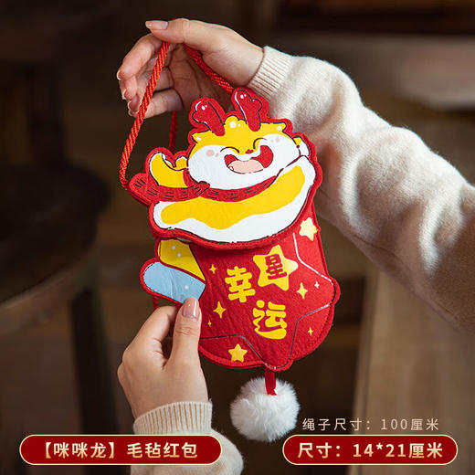 龙年毛毡红包一对 商品图9