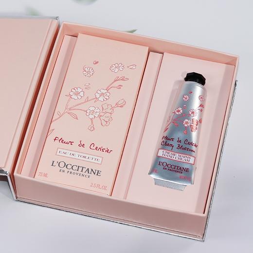 【品牌热卖】L'occitane欧舒丹樱花两件套（樱花香水75ml+护手霜30ml） 商品图0