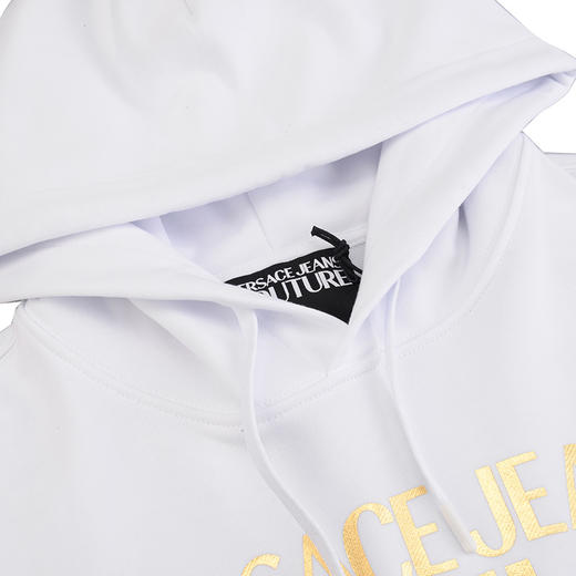 Versace 范思哲 男士全棉标志字母印花连帽卫衣外套 98937 商品图7