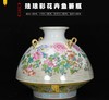 清雍正：珐琅彩花卉鱼篓瓶 商品缩略图0