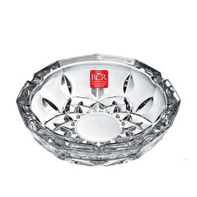 意大利进口水晶玻璃傲柏晶质烟灰缸17.5CM