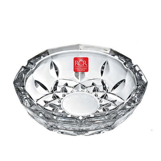 意大利进口水晶玻璃傲柏晶质烟灰缸17.5CM 商品图0