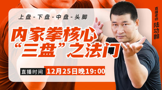 陆功翰传武秘籍第十二期——内家拳三盘运劲之法门 商品图0