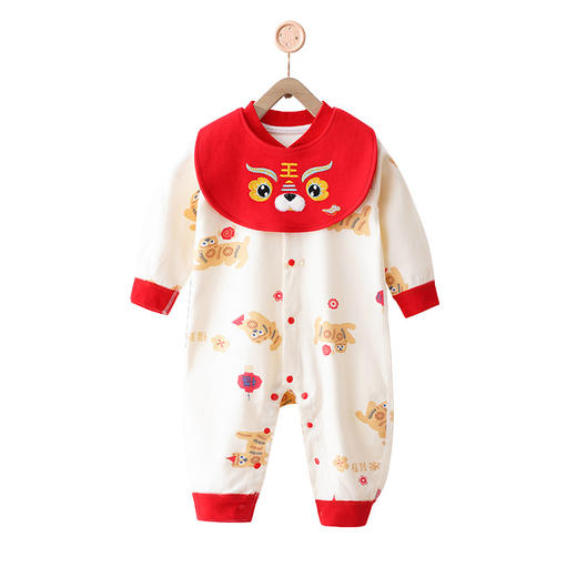 新生婴儿衣服宝宝拜年服满月婴儿衣服新年宝宝衣服满月服A类 商品图3