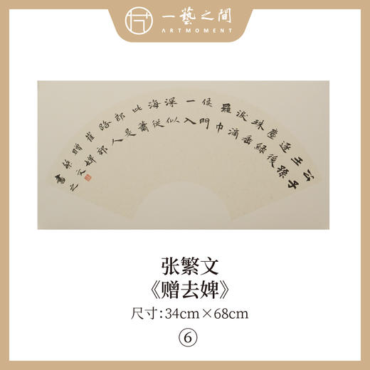 张繁文 34x68CM魏碑《金陵图》《客中行》《乌衣巷》《大林寺桃花》 《观书有感》等2平尺扇面 镜片 手写纸本宣纸隶书书法作品仅15张广美教授限量 商品图5