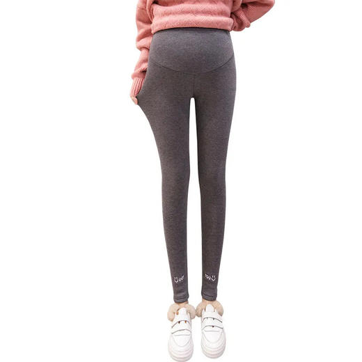 冬日穿足世间暖，孕期舒适又温馨。秋冬款孕妇裤子，外穿打底裤，时尚托腹长裤，冬季加绒加厚保暖裤。非一般质感，瞬间成为当之无愧的流行爆款！跟随时尚的脚步，赋予妈妈们自信与美丽。 商品图4