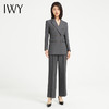 IWY/高端灰色双排扣西装套装气质休闲韩版总裁职业装面试工作服C13302+P23302 商品缩略图0