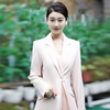 IWY/粉色西装套装女秋冬主持人上镜正装气质通勤职业工作装CP1861-P 商品缩略图2