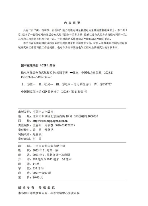 微电网分层分布式运行控制 商品图1