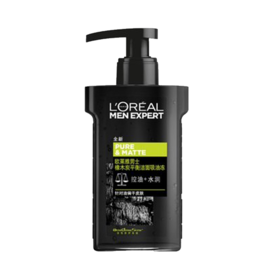 欧莱雅男士橡木炭吸油冻洁面150ml