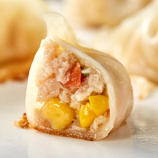 优选丨泰祥猪肉玉米白菜煎饺 牛肉煎饺速冻日式锅贴脆皮煎饺半成品200g 商品图4