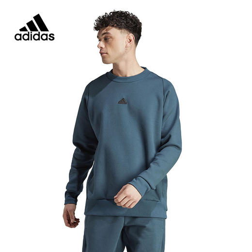 Adidas/阿迪达斯卫衣男子运动服新款宽松休闲长袖套头衫IN5108 商品图0