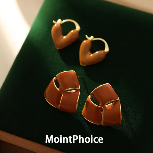 MointPhoice美拉德星期耳饰，法式复古、百搭优雅 商品图10