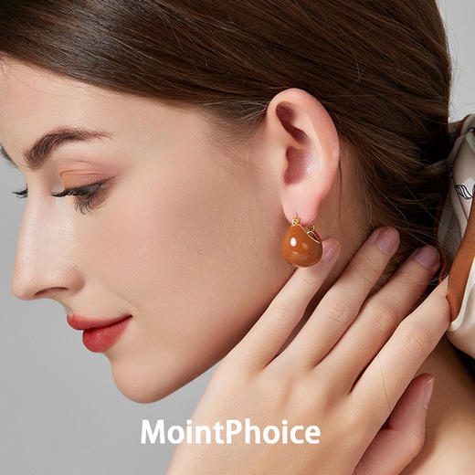 MointPhoice美拉德星期耳饰，法式复古、百搭优雅 商品图2