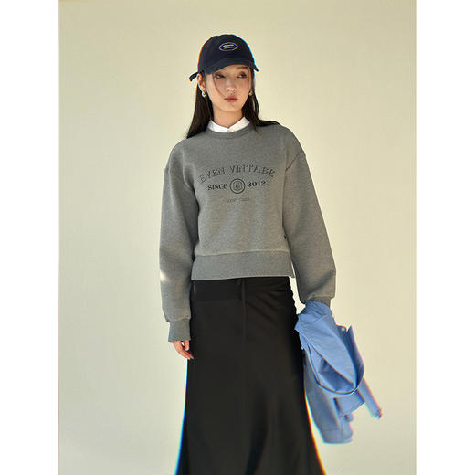 Even Vintage | 新疆长绒棉 云朵空气感美式学院定制印花logo卫衣 商品图4