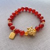 红玛瑙招财纳福手链CF 商品缩略图0