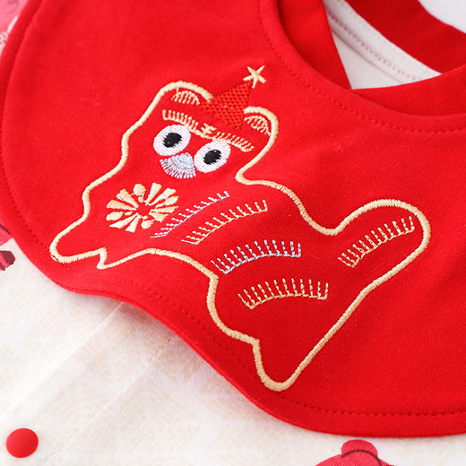 新生婴儿衣服宝宝拜年服满月婴儿衣服新年宝宝衣服满月服A类 商品图2