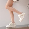 ZHR运动鞋女2023冬季新款潮流百搭休闲拼接脏辫鞋带厚底面包鞋 商品缩略图9