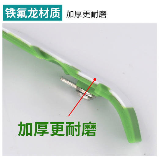 加厚铁氟龙四线拷边机压脚皮工业包缝机打边车胶压脚锁边塑料底板 商品图2