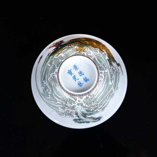 五彩描金独占鳌头主人杯 商品图5