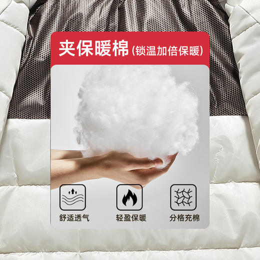 【新款DTH】大依优型大码夹棉夹克棉服冲锋衣外套男宽松加肥加大码休闲上衣胖子 商品图3