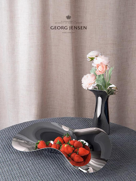 Georg Jensen乔治杰生水果盘极简风客厅茶几装饰摆件生日乔迁礼物 商品图2