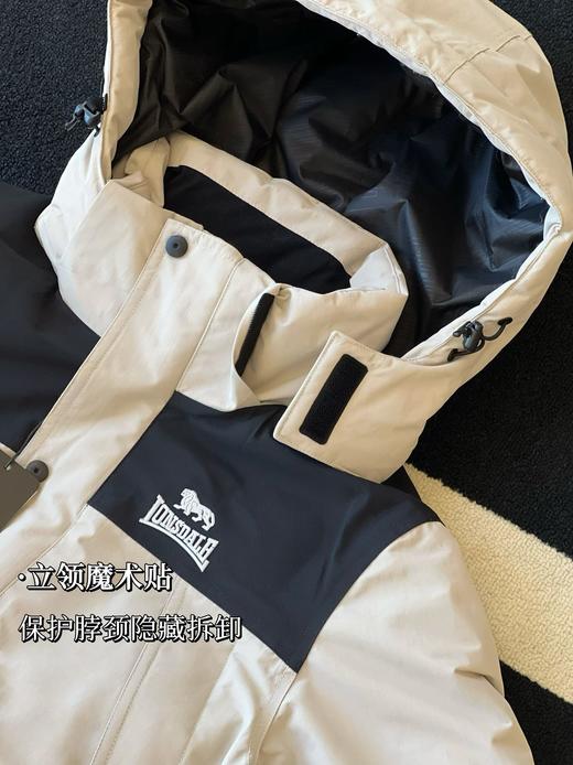 LONSDALE/龙狮戴尔 保暖加厚撞色连帽冲锋羽绒服情侣款[福利品] 商品图4