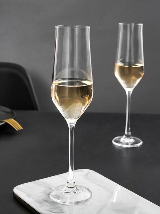 【样品特惠3折，仅2个，无货退款】BOHEMIA捷克进口水晶玻璃北欧香槟高脚杯ins创意个性家用高档酒杯 商品图3