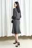 Le Malene 灰色修身优雅西装半裙套装 13841 商品缩略图2