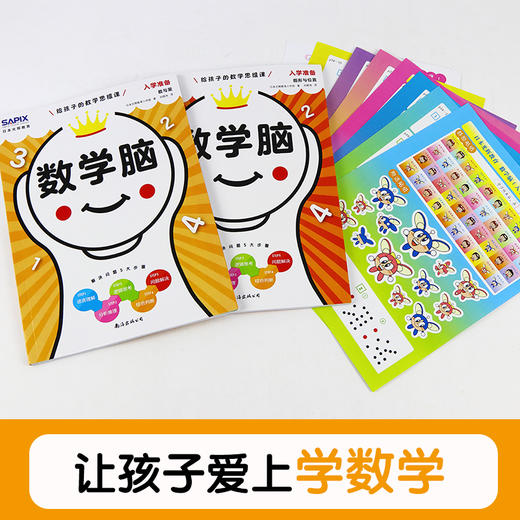 数学脑 给孩子的数学思维课 入学准备(全2册) 商品图4