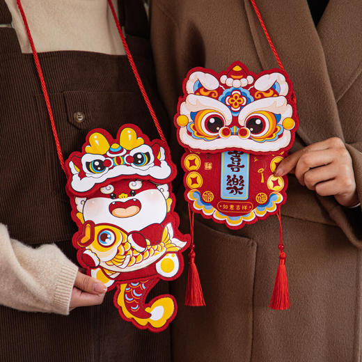 龙年毛毡红包一对 商品图2