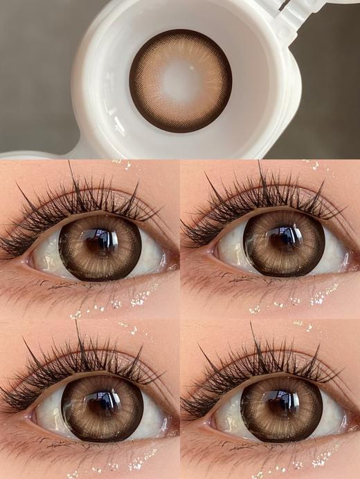 E-lensstyle半年抛美瞳 冰极棕 14.5mm 商品图0
