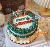 复古款圣诞蛋糕【Merry Christmas】蜡烛随机 商品缩略图0