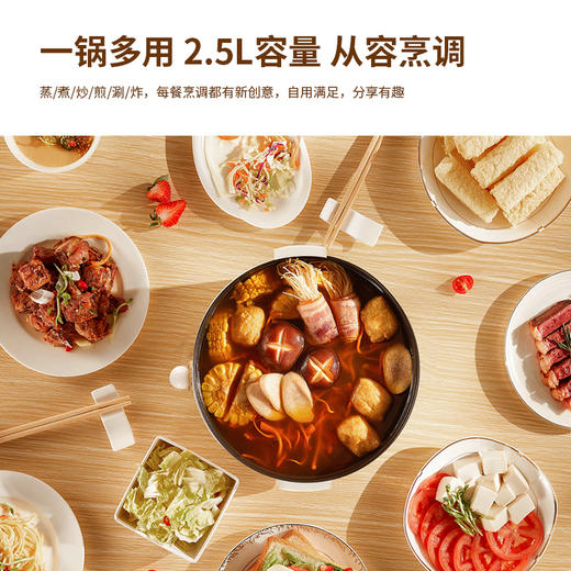 艾贝丽 电火锅（带蒸笼）ABL-HG25 商品图1