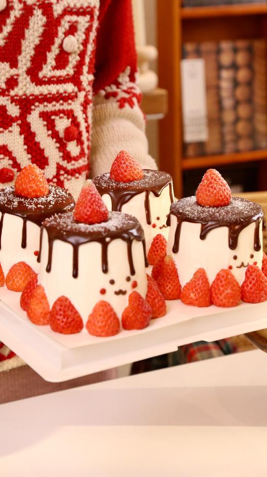 【草莓季】草莓小可爱 巧克力淋面蛋糕 商品图4