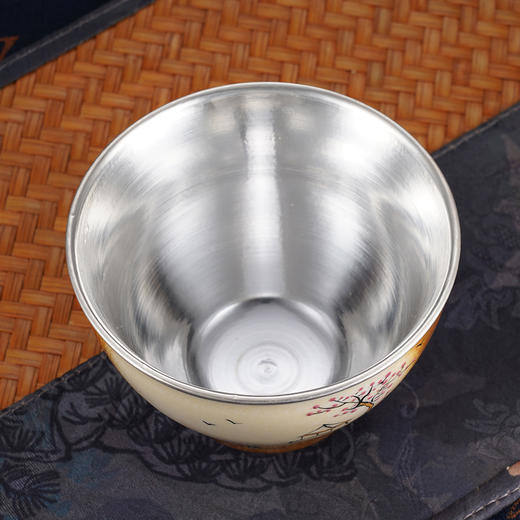 子佩集S990银【山居秋暝】茶具【Y000805】茶杯摆件2312 商品图4